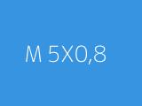M 5X0,8 